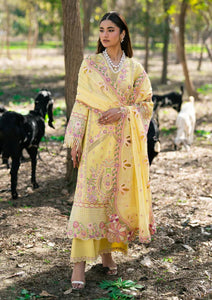 Lawn - Zarizaa - Aura Of Flora - Luxury 26 - HONEY