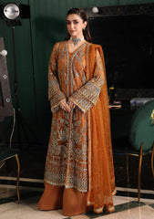 Formals - Elaf Premium - Stardom - Handwork 25 - ESH-09 - SAFFRON