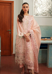 Lawn - Asifa & Nabeel - Versa Luxury 26 - VUL#08 - Crimson Courage