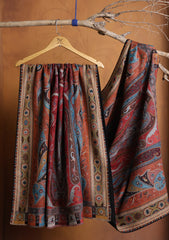 Pashmina Jamawar Shawl D#17 - Black