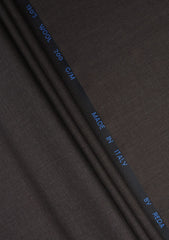 Reda Solid Tropical 130's Wool Fabric - D Brown