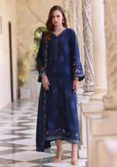 Winter - Noor by Saadia Asad - Pashmina Shawl 25 - NSP#04 - Sapphire