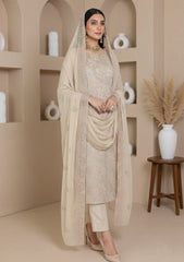 Formals - Riwaj - Fancy Bamber Chiffon - 3 Pcs Suit - CBD#1874 - Skin