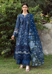 Lawn - Elaf Premium - Chikankari Prints 26 - ERC-3B - NEEL