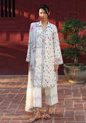 Lawn - Qalamkar - Q Prints - Unstitched 26 - QQL#08-A - Aerin