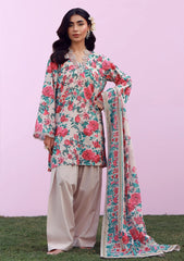Lawn - Sahar - Mirha 26 - SS1-26-16 - Ivory Bloom