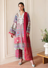 Lawn - Roheenaz - Eclat Garden - Printed 26 - RUNSS#502 - Rosette Dream