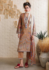 Lawn - Mushq - Hemline Secret Garden 26 - Beyond The Trail Of Petals - MB#408 - Wild Bloom