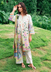 Lawn - Roheenaz - Garden Veil - Printed 25 - RGV#04-B - Melon Muse