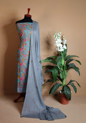 Winter Collection - Riwaj - Pashmina Embroidered Suit - Volume II - D#10 (D)