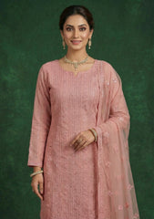 Formals - Riwaj - Fancy Net - 2 Pcs Suit - CND#04 - T Pink