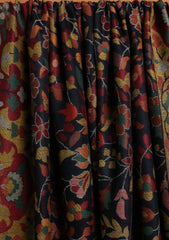 Pashmina Jamawar Shawl D#22 - Black