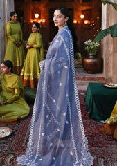 Lawn - Cross Stitch - Eid Edit 26 - LWN#103 - ETHNIC BLUE
