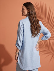Pret - Moven - Collared Tunic Set - Sky Blue