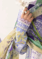 Lawn - Roheenaz - Rosette Unstitched 26 - RUNSS25#64B - BLUSH MEADOW