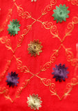 Embroidered Wool  Shawl  D - 32