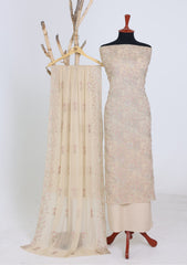 Formals - Riwaj - Fancy Bamber Chiffon - 3 Pcs Suit - CBD#1874 - Skin