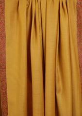 Pashmina Kashmiri Border Shawl D#182 - Mustard