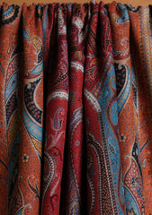 Pashmina Jamawar Shawl D#17 - Black