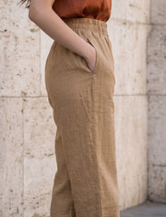 Pret - Moven - Cotton Linen Trouser - Brown