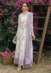 Lawn - Crimson - Tasawar - CT25#5B - LAVENDER FALL