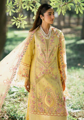 Lawn - Zarizaa - Aura Of Flora - Luxury 26 - HONEY