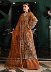 Formals - Elaf Premium - Stardom - Handwork 25 - ESH-09 - SAFFRON