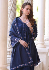 Winter - Noor by Saadia Asad - Pashmina Shawl 25 - NSP#04 - Sapphire