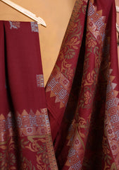 Pashmina Zari Jamawar Shawl D#230 - Maroon