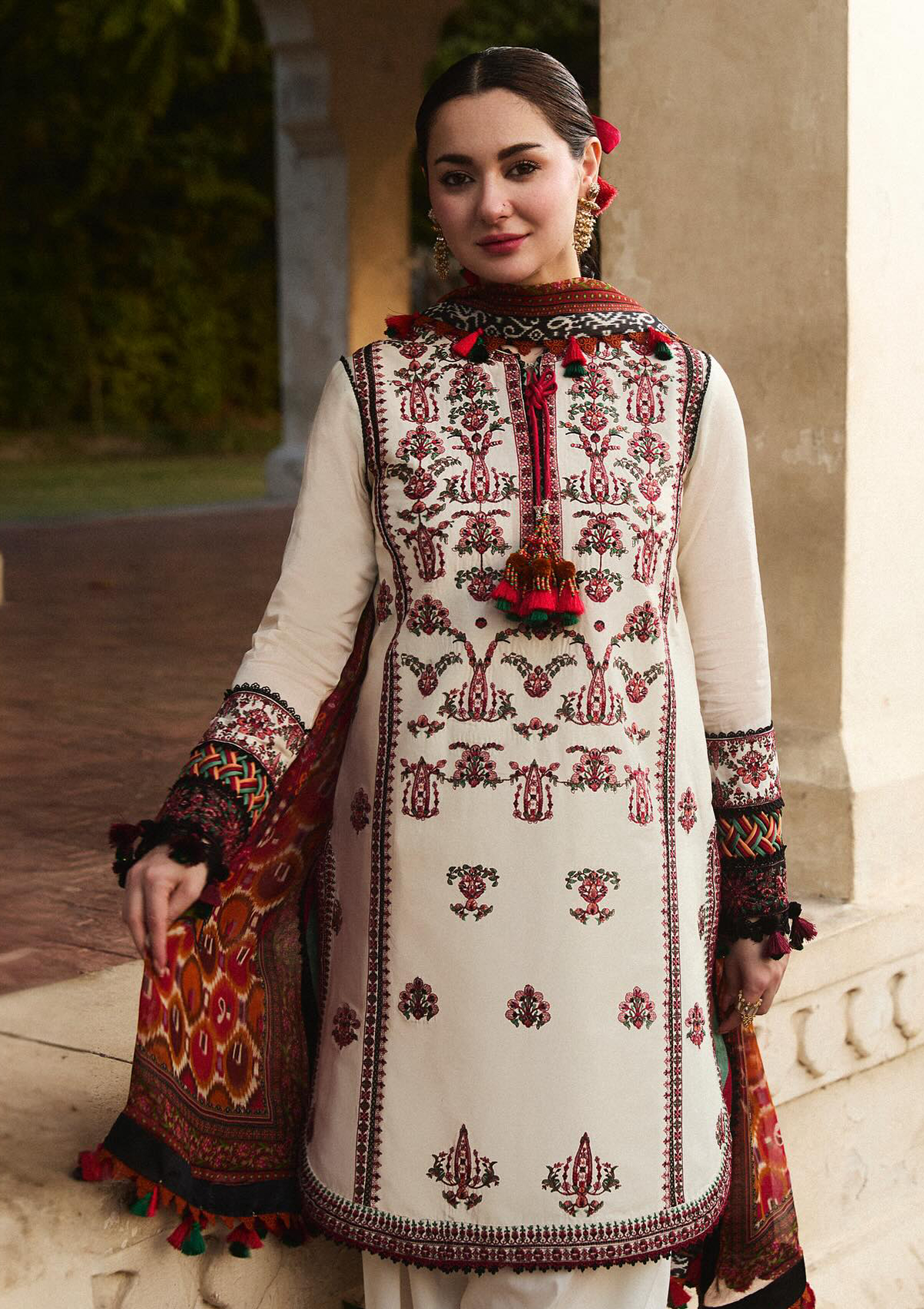 Lawn Collection - Hussain Rehar - SS 24 - D#495 - Fawn