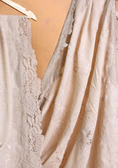 Pashmina Chantilly Patch Work Shawl D#06 - Skin