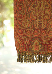 Water Wool Jamawar Shawl D - 01 - Multi
