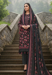 Winter - Riwaj - Printed Marina - 3 Pcs - Wool Shawl 25 - D#49