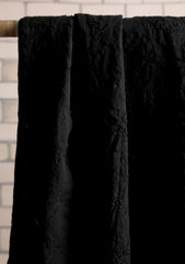 Lawn Chikankari Summer Shawl D#09 - Black