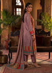 Formals - Fancy Silk Zari Jamawar - 3 Pcs Suit - D#16 - Skin