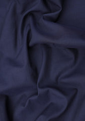 Italy Albini Chambray Selvage Texture Cotton Fabric - P Blue
