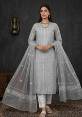 Formals - Riwaj - Fancy 26 -  Ari & Mukesh Work - 2 Pcs - D#01 - Grey