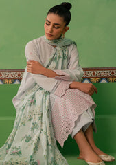 Lawn Collection - Cross Stitch - Mahiri V01 - AQUA PEARL