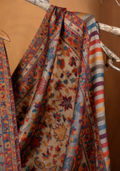 Pashmina Zari Jamawar Shawl D#12 - Brown