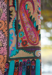 Pashmina Ari Work Shawl D - 163 - MULTI