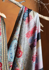 Pashmina Qalamkari Jaaldar Ari Work Shawl D#19 - Multi