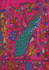 Pashmina Emboridered Shawl D - 163D - D Pink