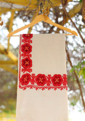 Pashmina Ari Work Shawl D - 132 - Skin