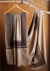 Pashmina Embroidered Border Shawl D#206 - D Skin