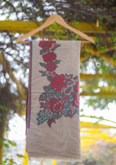 Pure Pashmina Kaani Jamawar Shawl D - 113 - L Brown