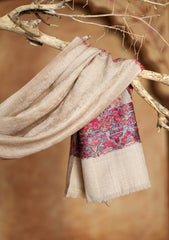 Pashmina Jamawar Scarf D#49 - Skin