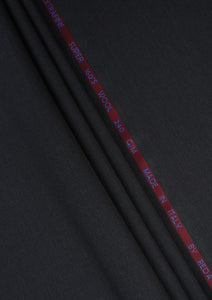 Reda Solid Tropical 160's Wool Fabric - Charcoal