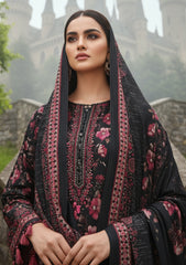 Winter - Riwaj - Printed Marina - 3 Pcs - Wool Shawl 25 - D#49