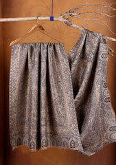 Pashmina Zari Jamawar Shawl D#215 - Skin