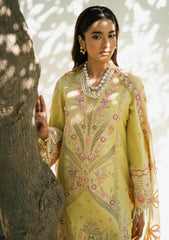 Lawn - Zarizaa - Aura Of Flora - Luxury 26 - HONEY